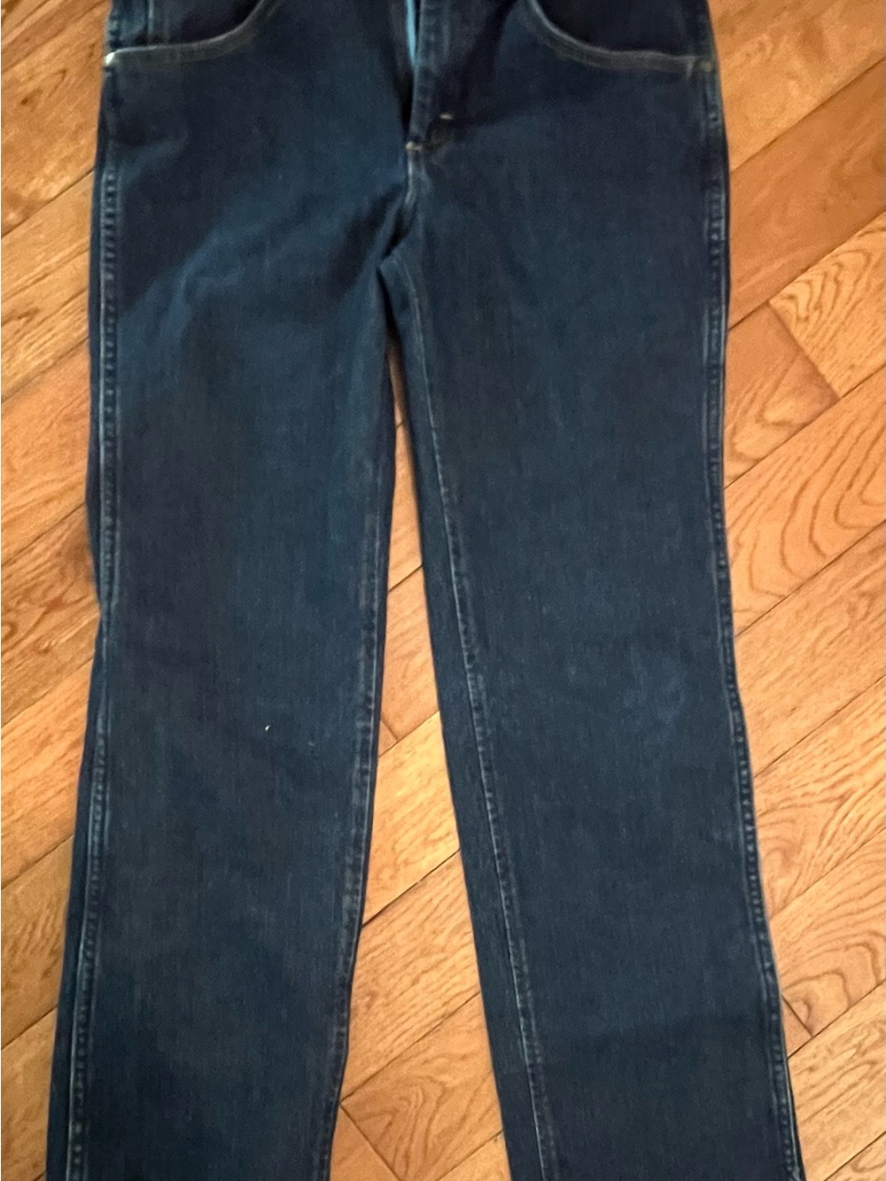 Wrangler Men's Dark Blue Bootcut Jeans
